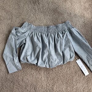 Lumiere Blue Striped Kids Bottoms